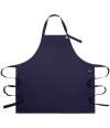 DE142 DP145 Dennys Canvas Apron with Metal Eyelets Navy colour image
